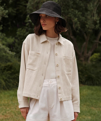 SAHARA LINEN OVERSHIRT