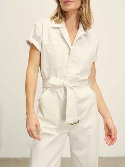 IVORY UTILITY JUMPSUIT