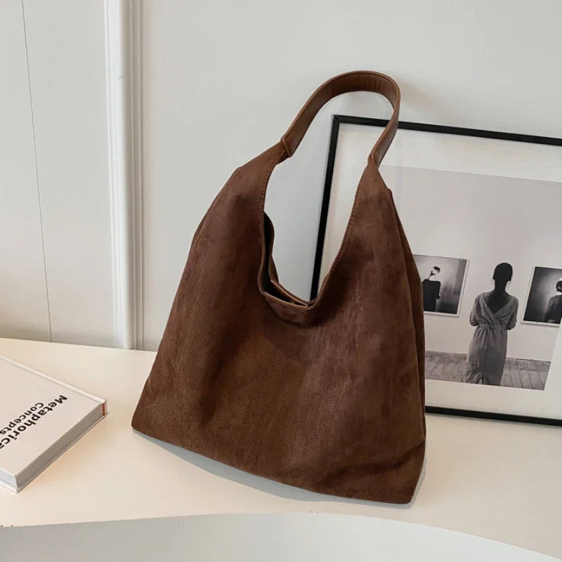 Large Suede Bag